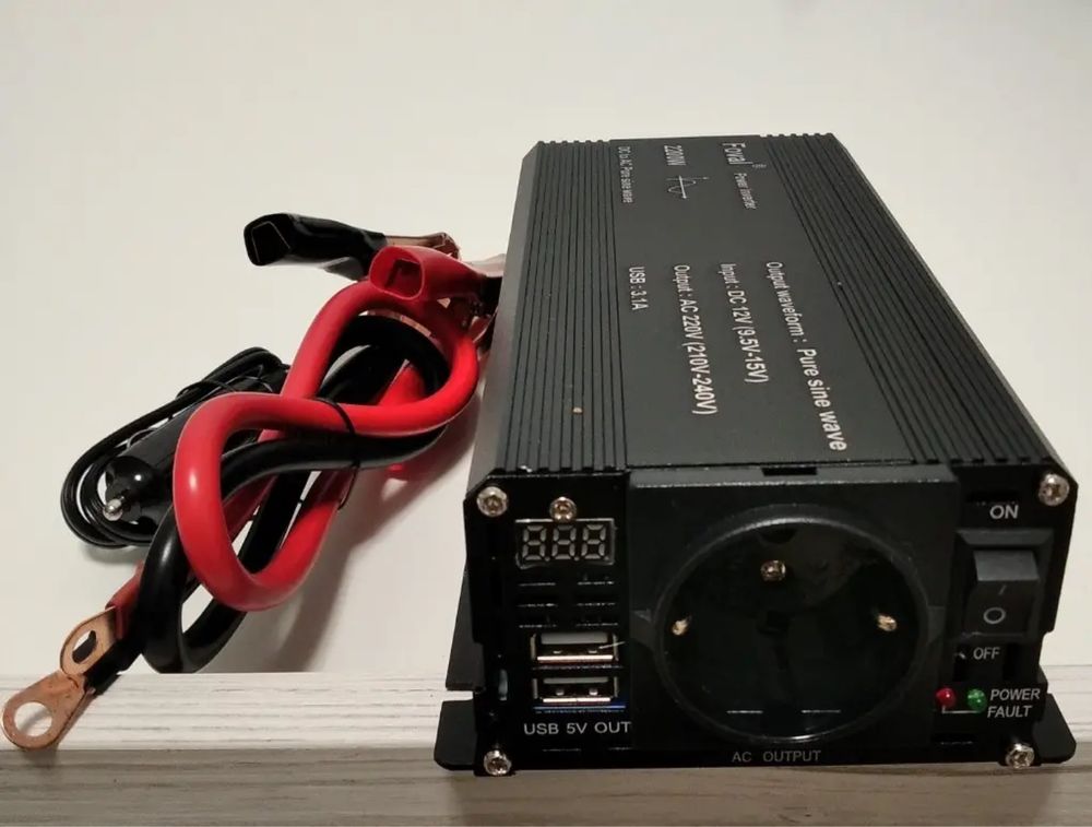 Инвертор для котла чистый синус 12V-220 "FOVAL 2200W
