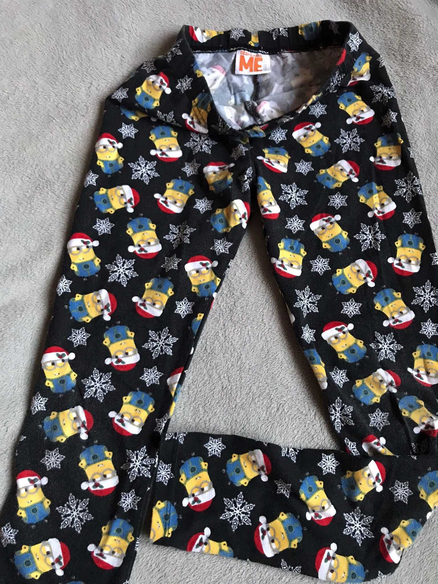 Super świąteczne legginsy w Minionki - rozm. 146