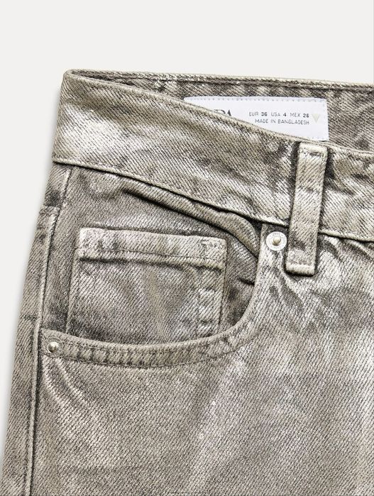 Джинси з напиленням zara 36 S