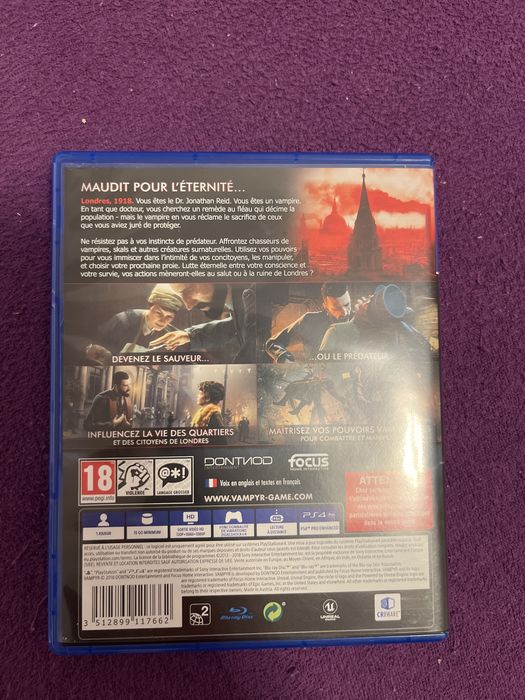 Vampyr ps4.
