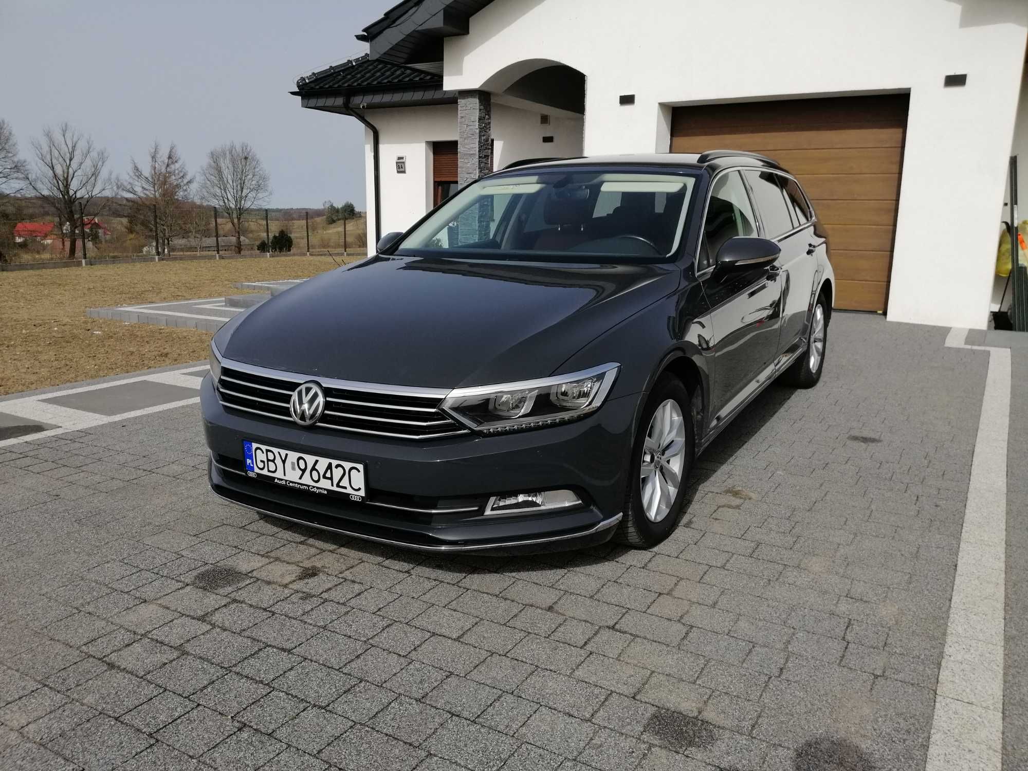 VW PASSAT B8 Kombi 1,6 TDI 2015 Automat DSG Skóra LED Pomorskie