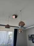 Lampa wiszaca miedziana/ różowe złoto