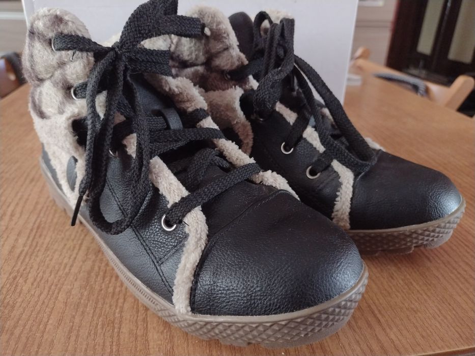 Półbuty eko skóra czarny kolor