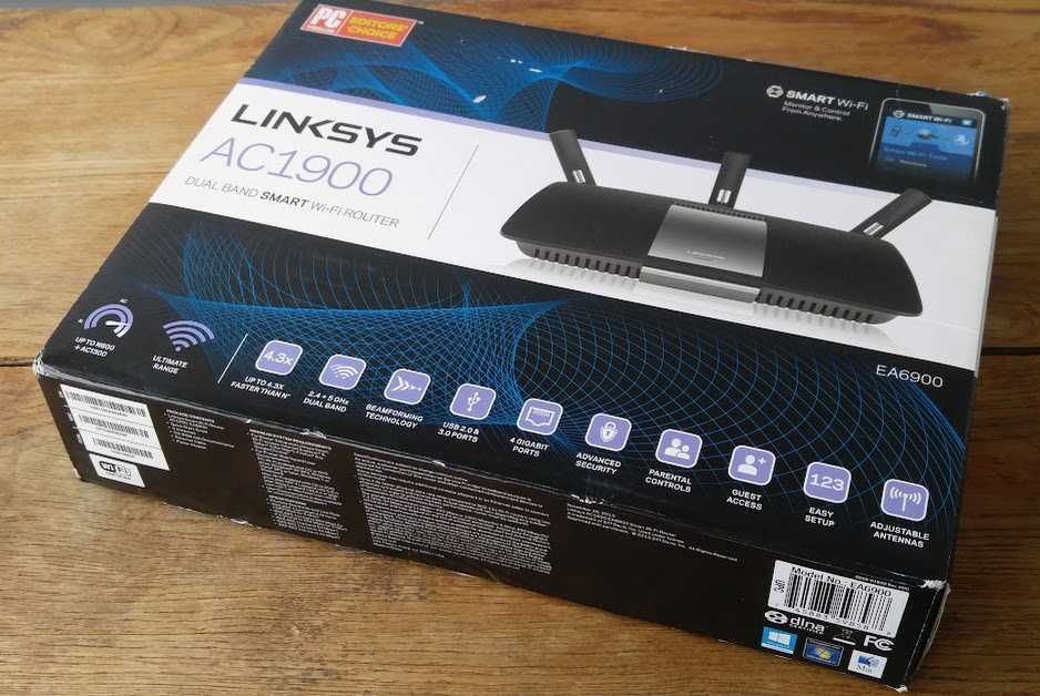 Гигабитный двухдиапазонный Wi-Fi роутер Linksys EA6900 (США),как новый