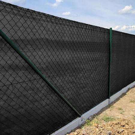 ZESTAW Siatka cieniująca na ogrodzenie Opaski zaciskowe 100 szt GRATIS
