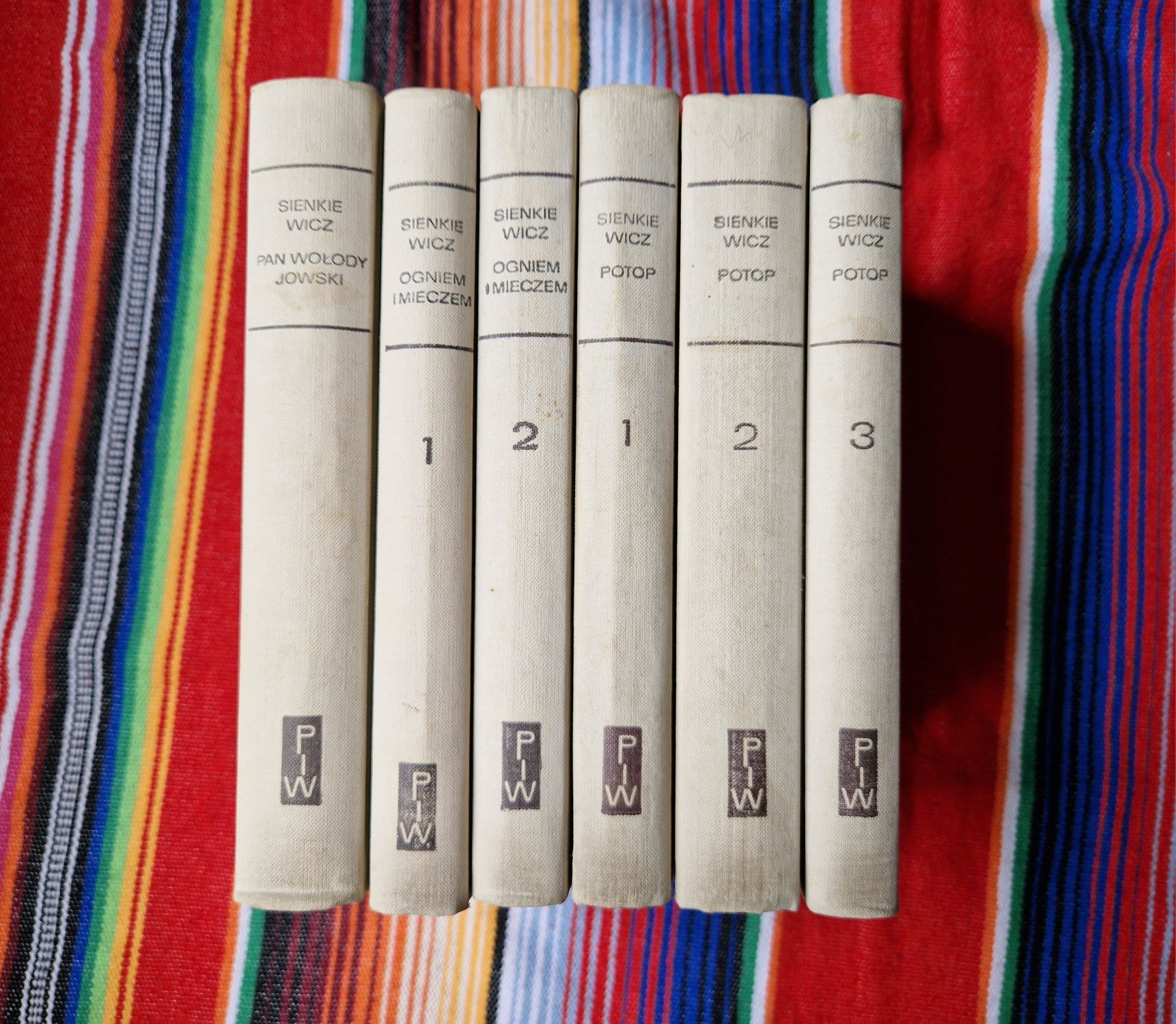 H. Sienkiewicz Dzieła 6 tomów kolekcjonerskie wyd. z r. 1967 trylogia