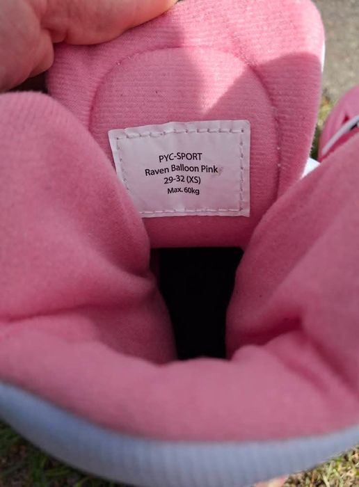 Rolki  Raven Balloon Pink roz. 29-32