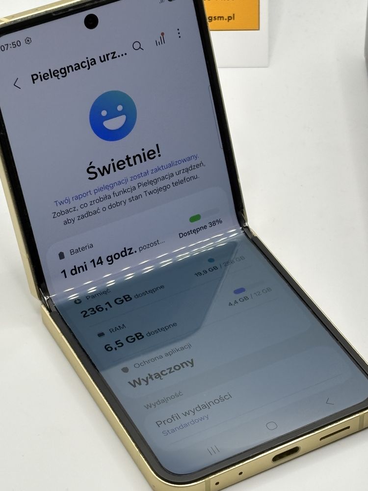 Samsung Galaxy Z Flip 6 SM-F741 12/256GB Yellow Halogsm Piotrkowska 19