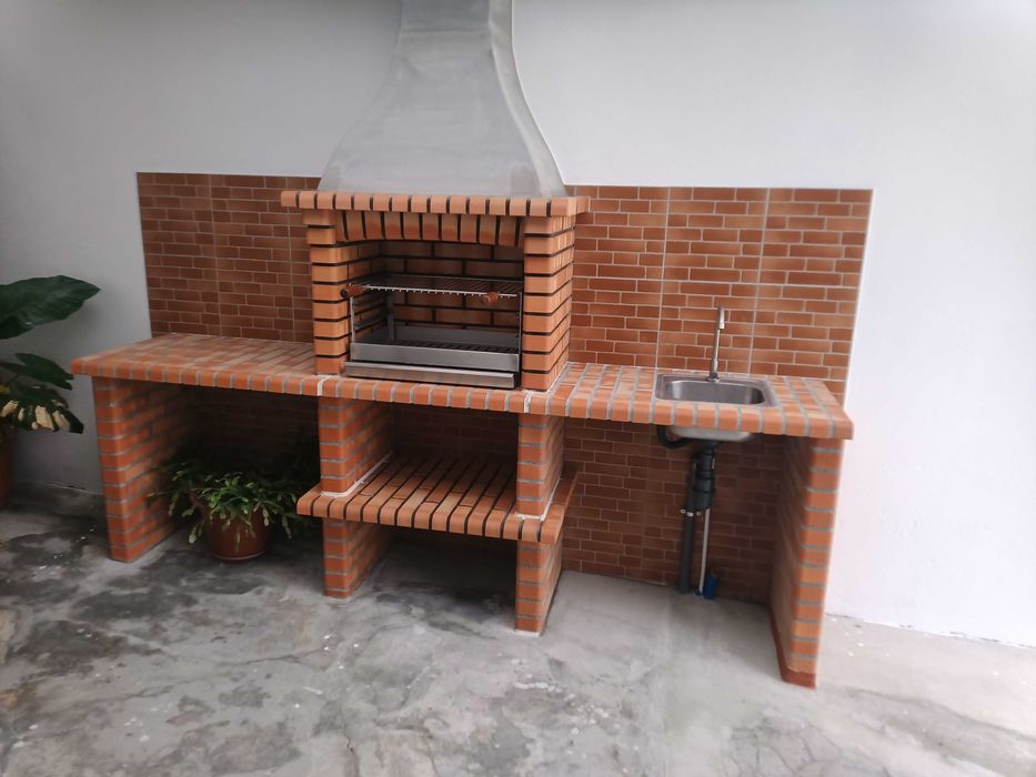 churrasqueira boca 65 cm creme