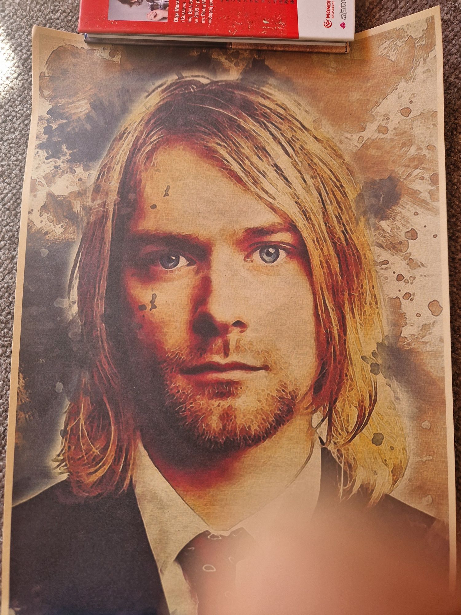 Nowy duzy plakat Nirvana Kurt Cobain 30 x40 cm