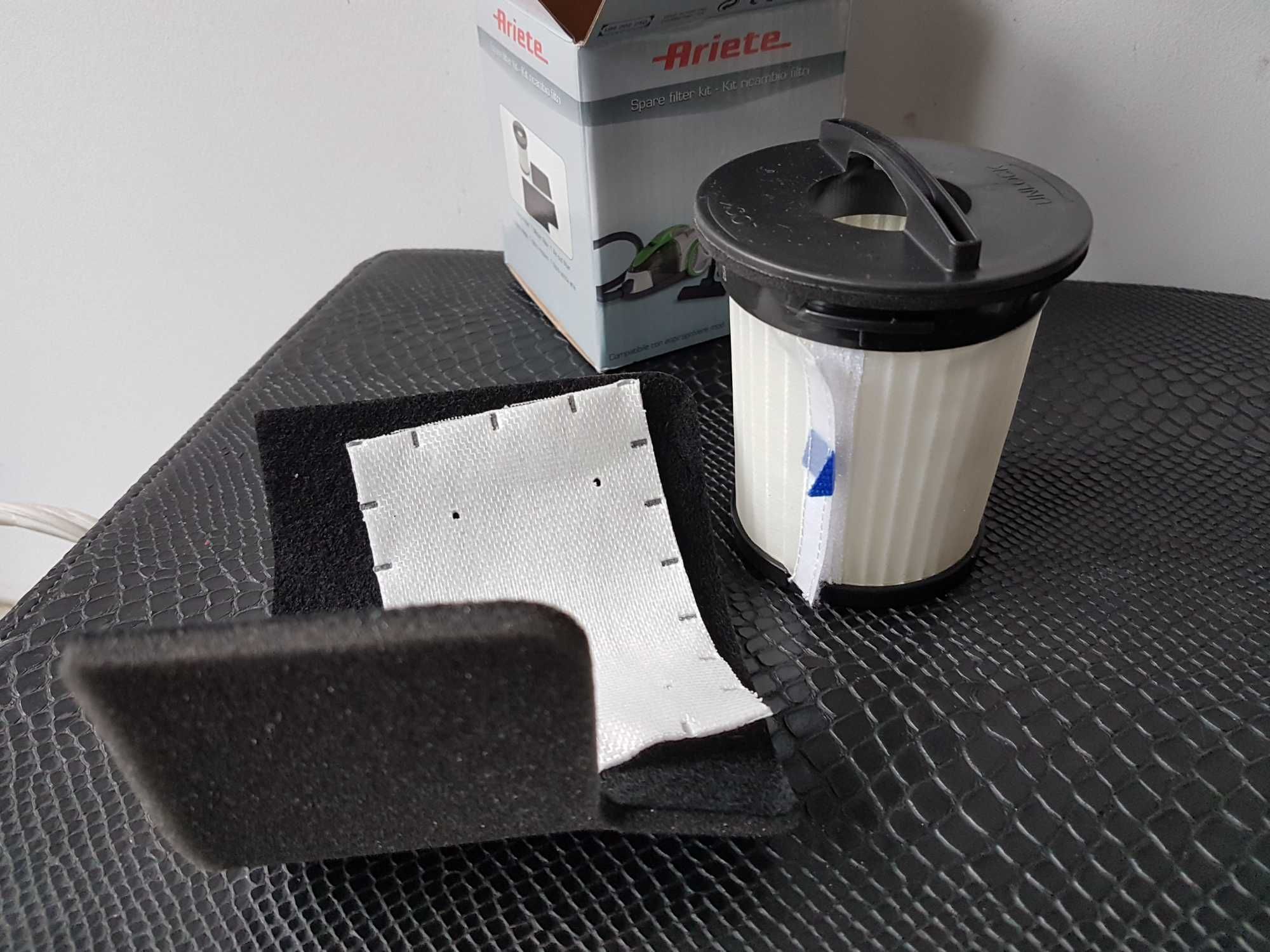 Zestaw nowych filtrów do odkurzacza Ariete JETFORCE DELONGHI Filtr