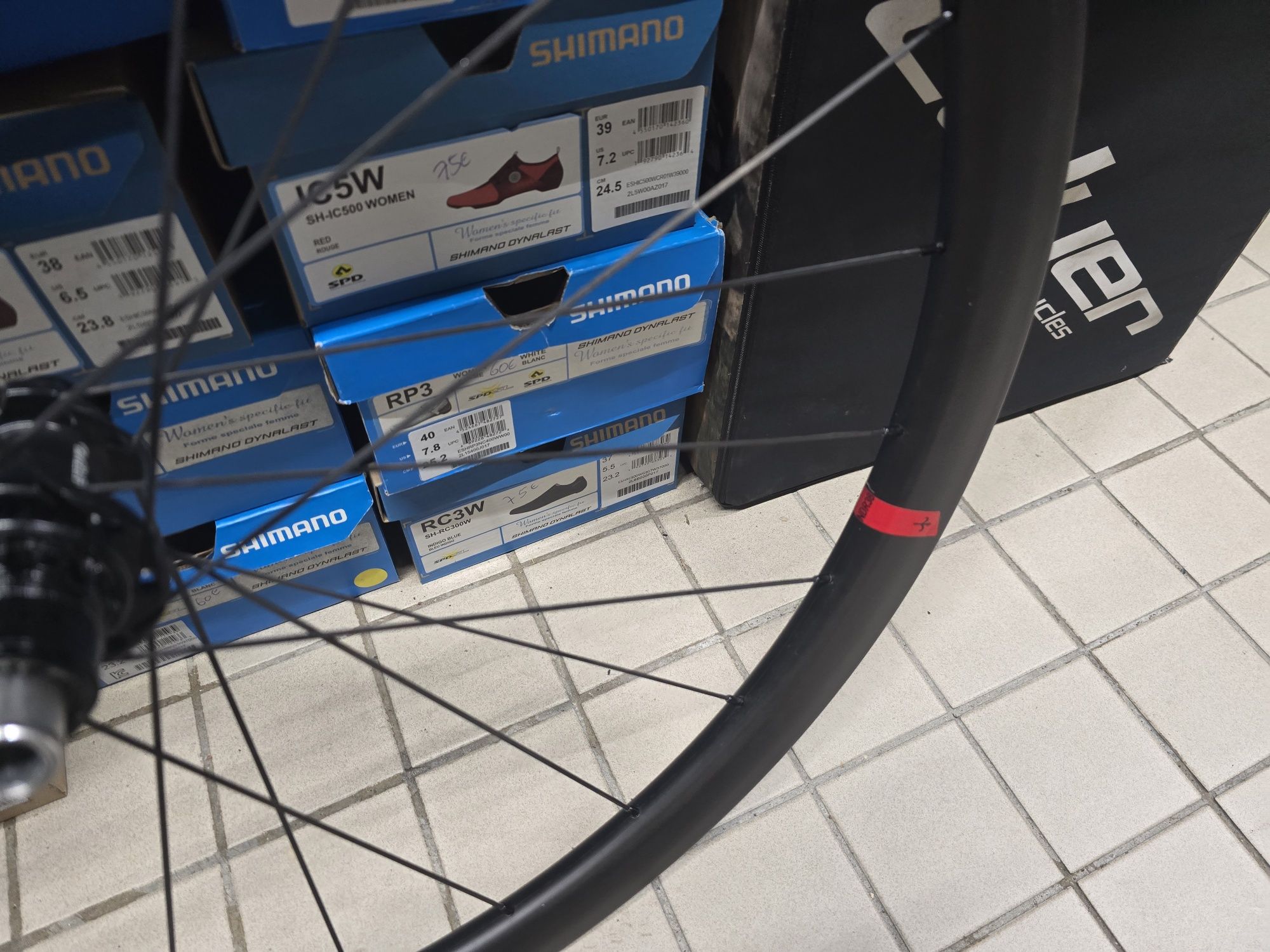 Roda traseira carbono de disco para sram