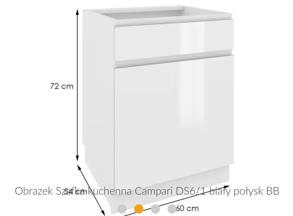 Kuchnia Campari szafki - różne elementy