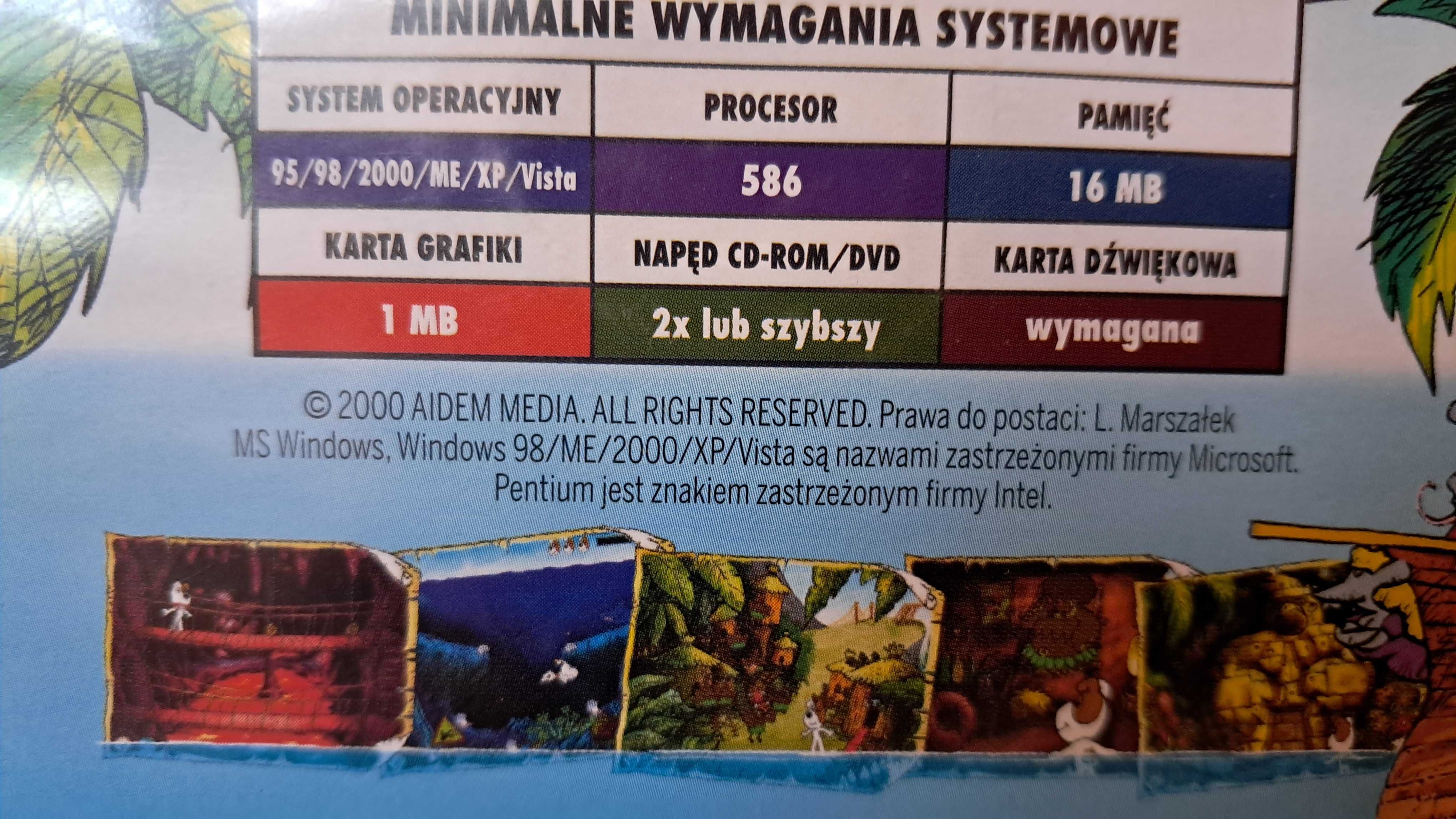 Gra Edukacyjna Reksio Skarb Piratów CD rarytas