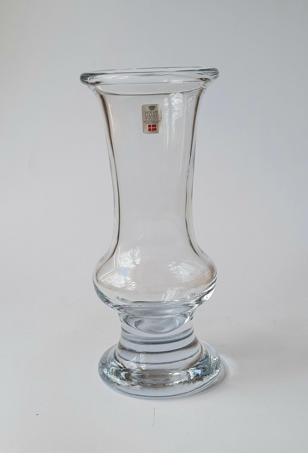 Zabytkowy wazon- grube artystyczne szkło  - Holmegaard  - Vintage