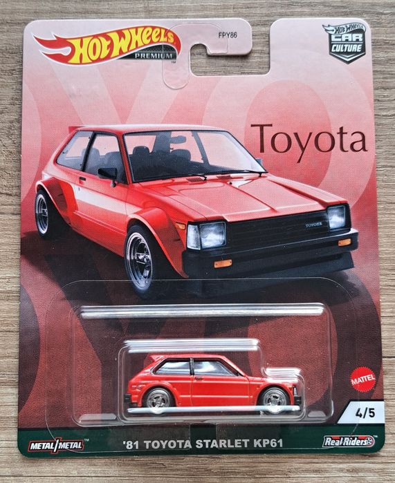 Hot Wheels Premium Toyota Starlet