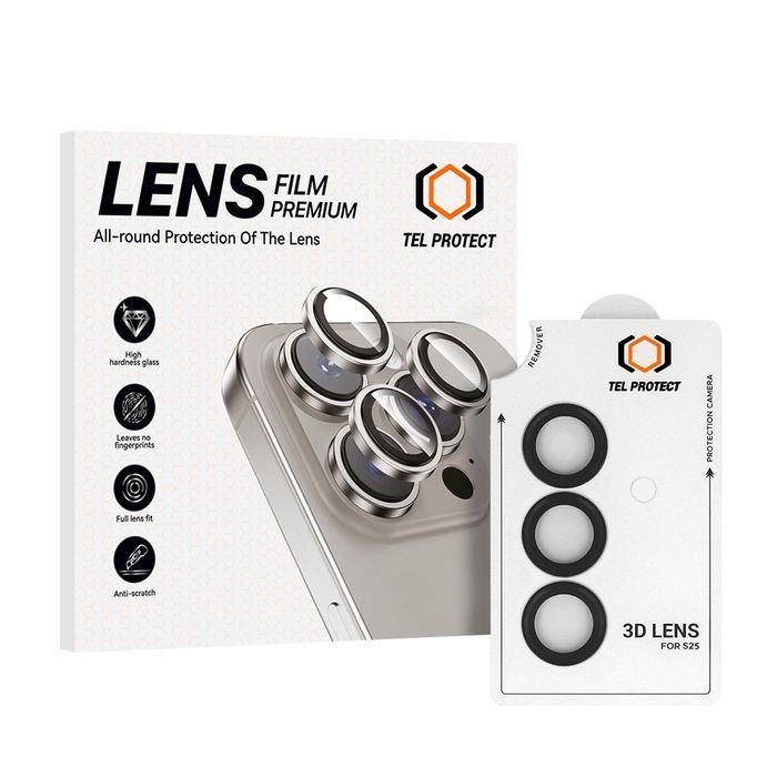 Tel Protect 3D Lens Samsung Galaxy S25 czarne (3 szt)