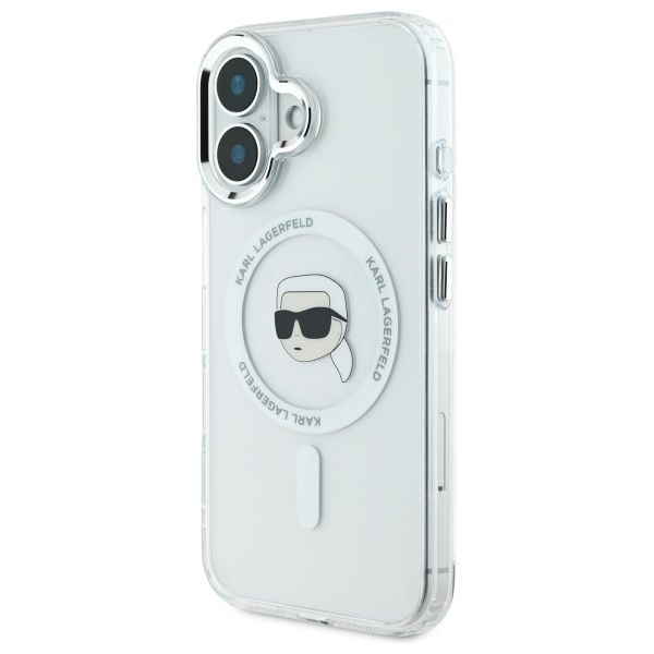 Karl Lagerfeld KLHMP16SHLSKIH iPhone16 6.1" biały/white hardcase IML