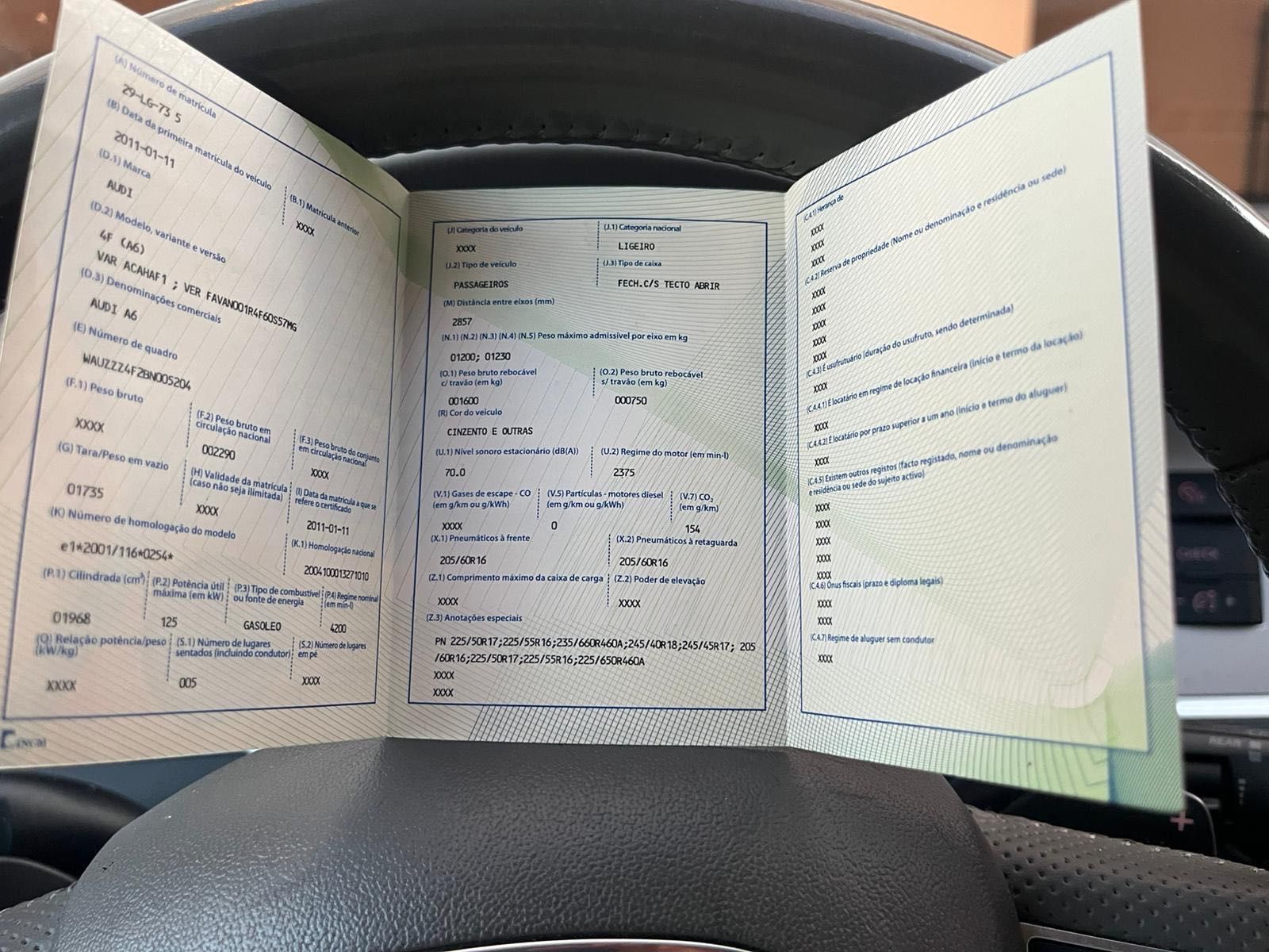 Carrinha A6 - carrinha de serviço