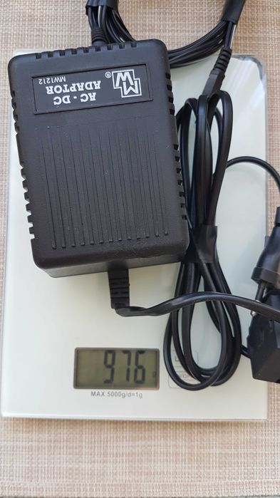 Zasilacz MW AC-DC ADAPTER MW1212 12V 1200mA