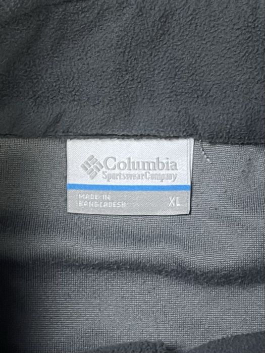 Columbia кофта толстовка XL размер флисовая серая оригинал