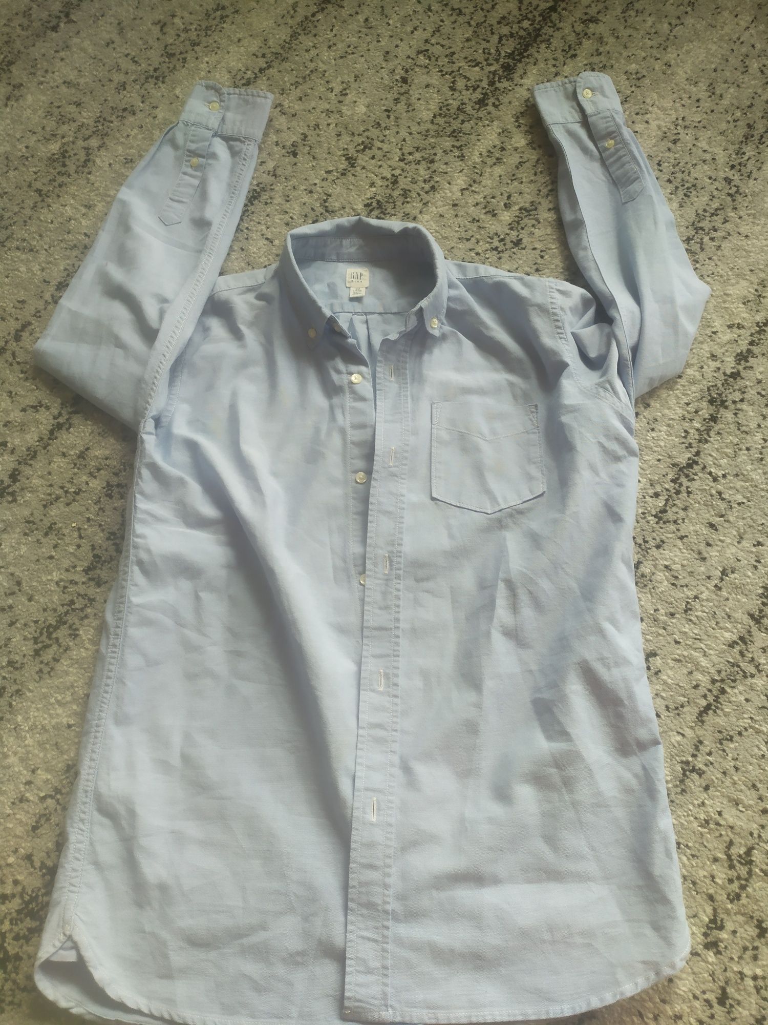 Koszula niebieska dla chłopca Gap rozmiar 150-164