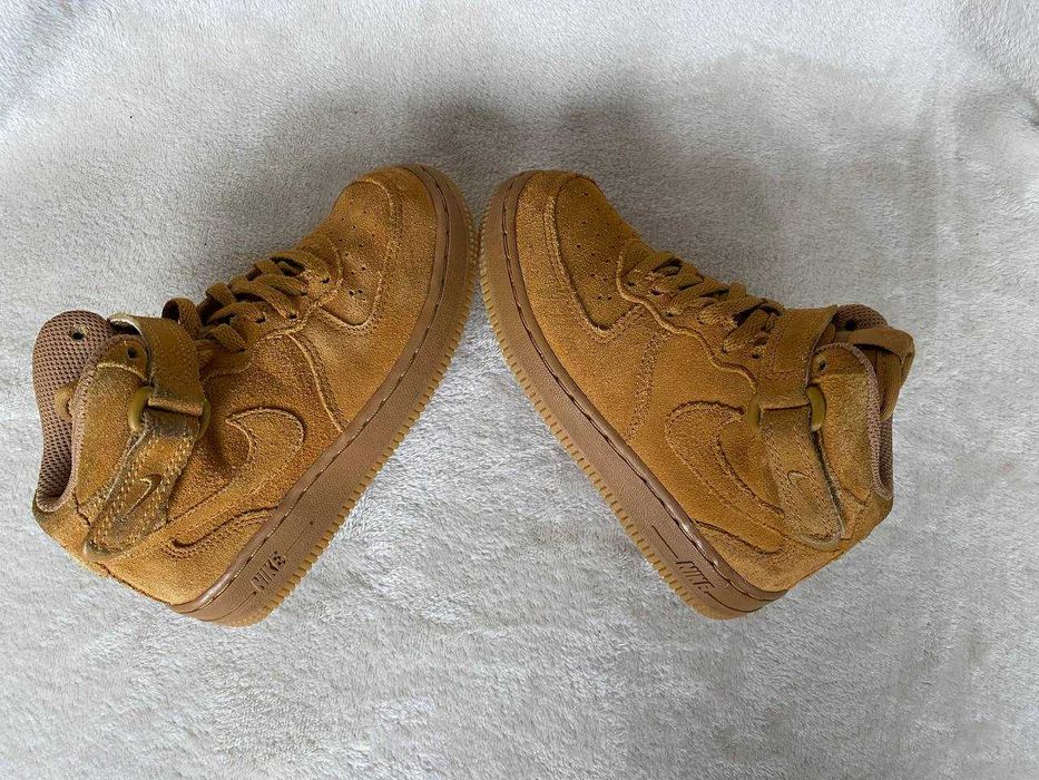 Високі замшеві Кросівки хайтопи  черевики Nike Air Force  розм 29,5