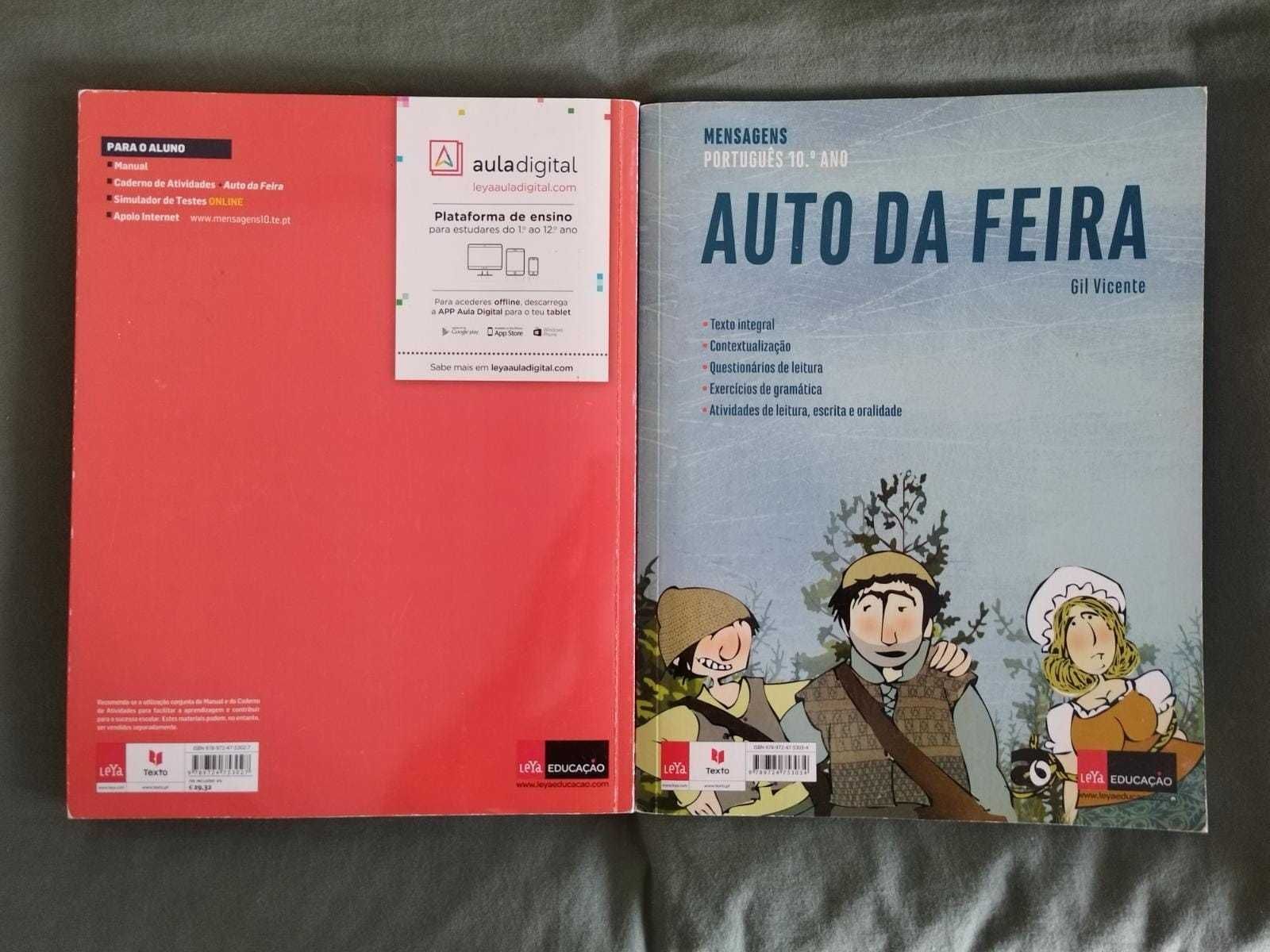 Mensagens Português 10º ano - Manual + Caderno de Atividades