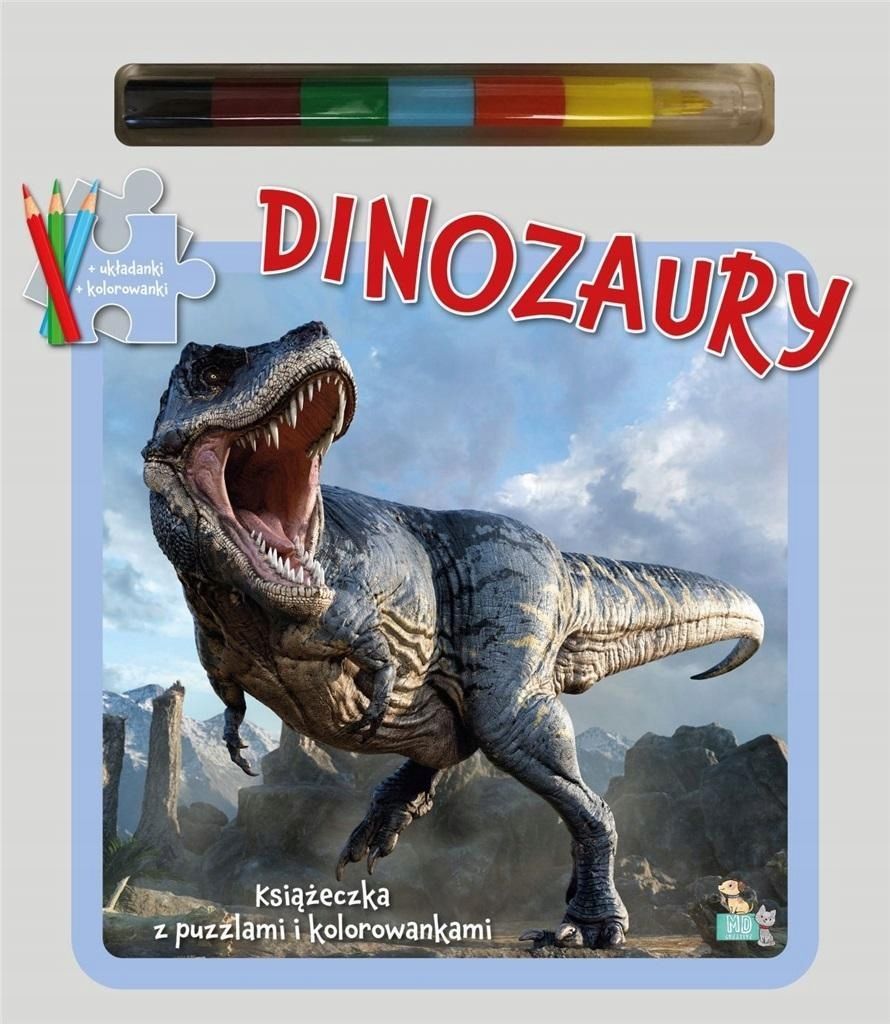 Książeczki Z Puzzlami Dinozauru