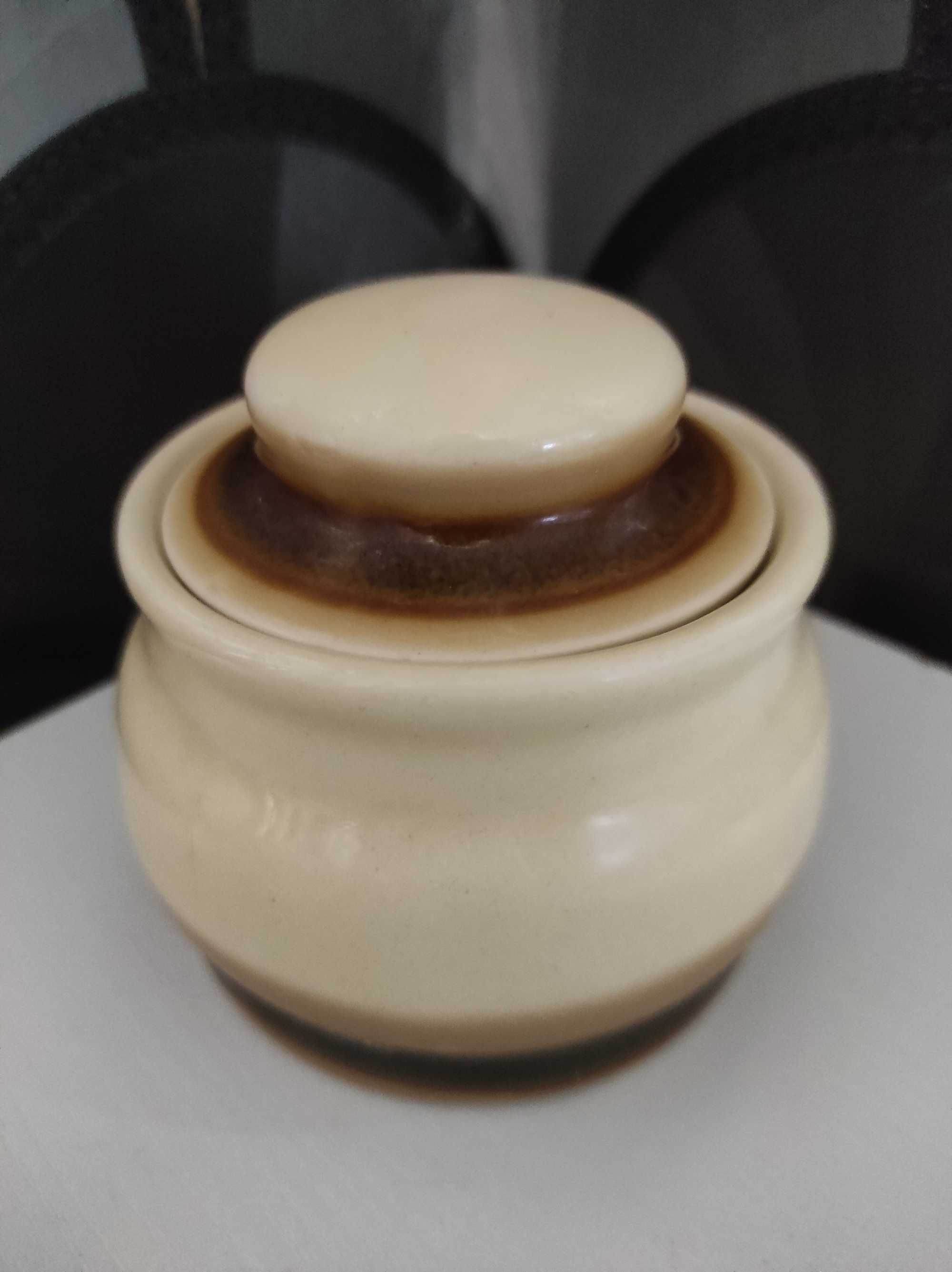 Cukiernica fason Dana, porcelit Pruszków PRL, Nowa