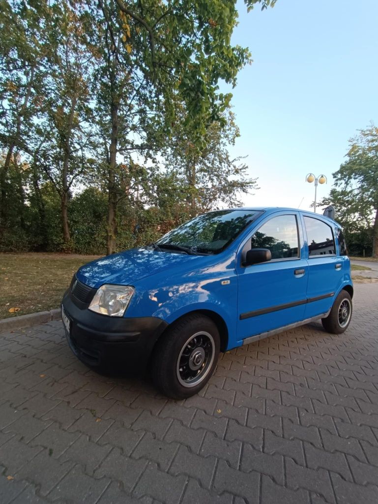 Fiat Panda 1.1 niebieski 2004 rok Abarth felgi