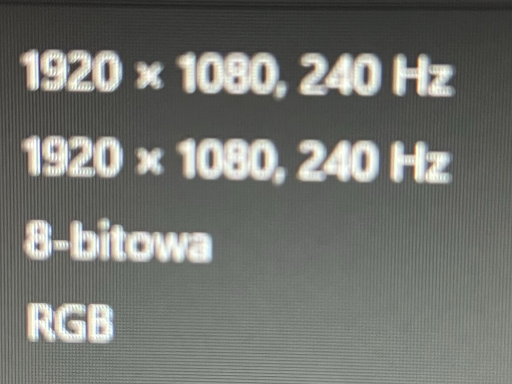 Monitor Acer 240 Hz KG251QDBMIIPX