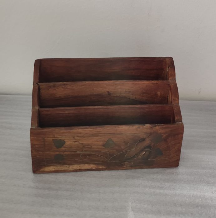 Objetos de madeira antiga