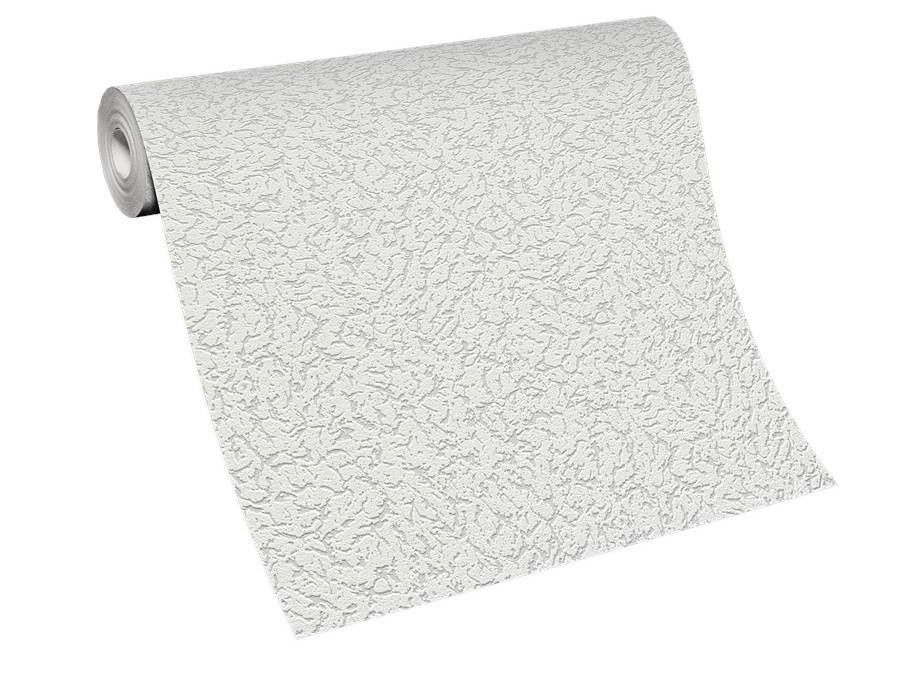 Tapeta Top Trend szara winylowa z brokatem