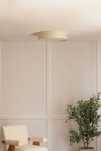 SKLUM Lampa sufitowa materiałowa Godric Ø50 cm