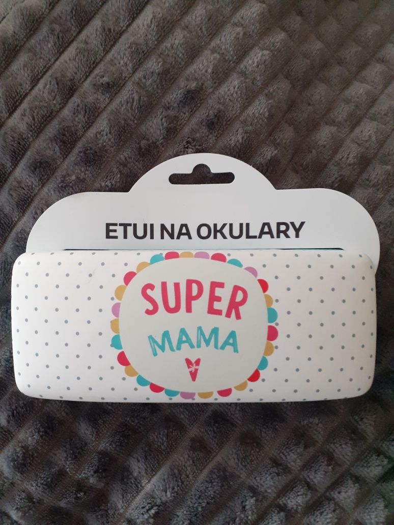 Etui na okulary "Super mama", nowe!