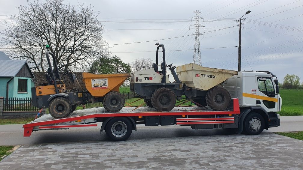 Wozidło budowlane 3T 6T wynajem usługi dowóz wypożyczalnia TEREX