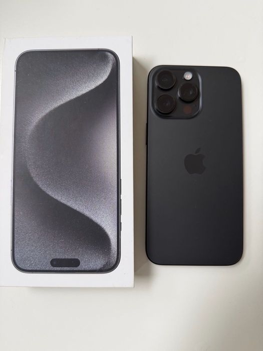 iPhone 15 PRO MAX Black Titanium 256GB