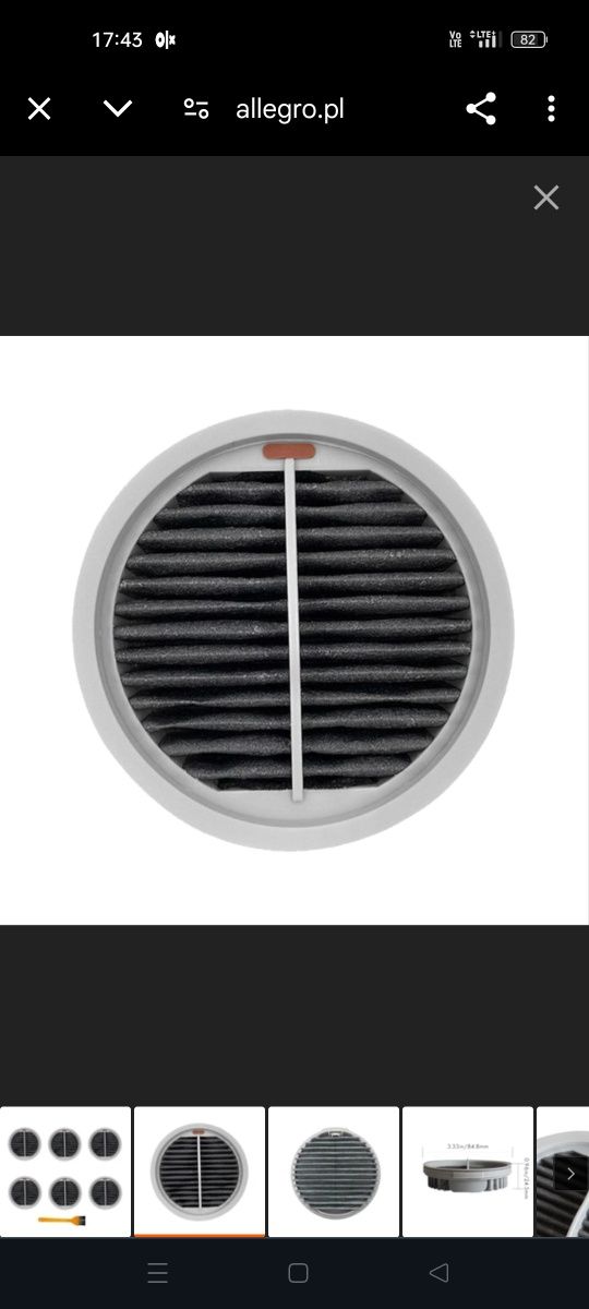 Filtr HEPA do Xiaomi Roidmi X20 / X30 / X30 / S2 / F8 Storm Pro