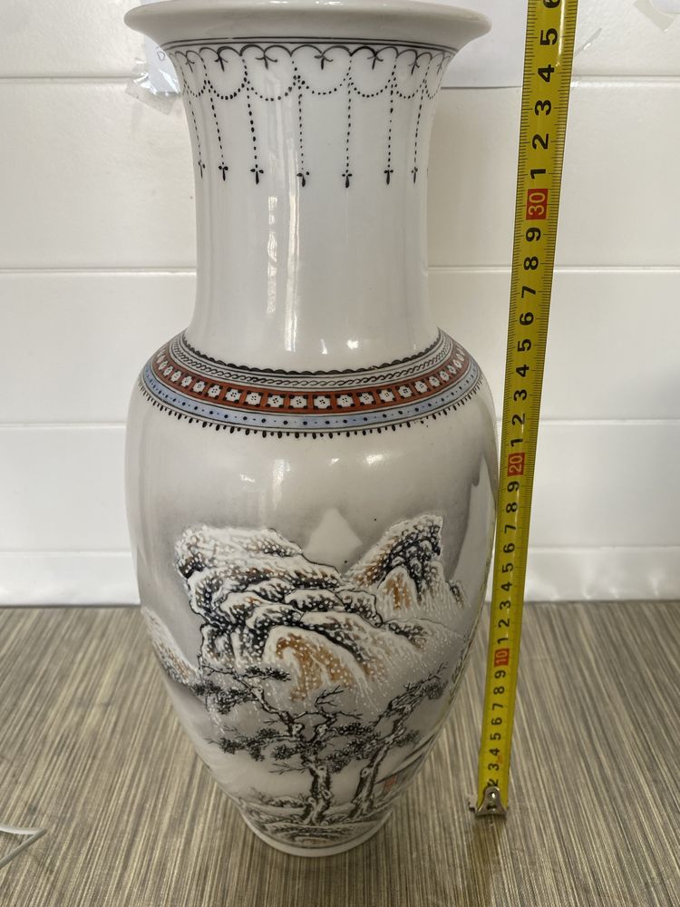 Vaso de cena de neve