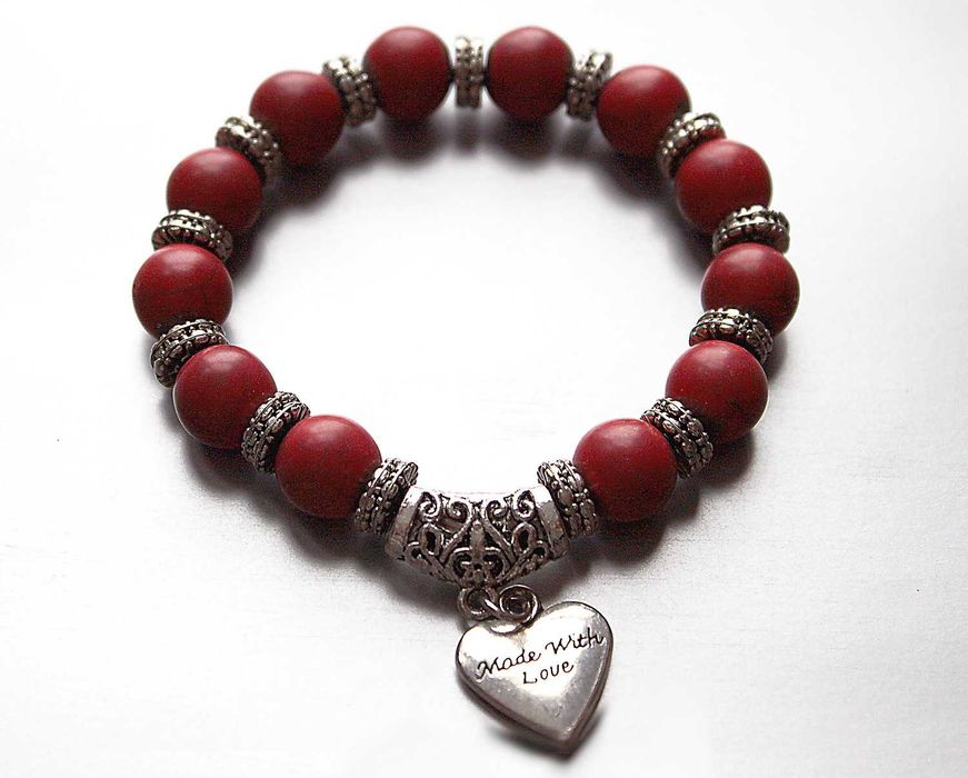 Bransoletka z czerwonego korala