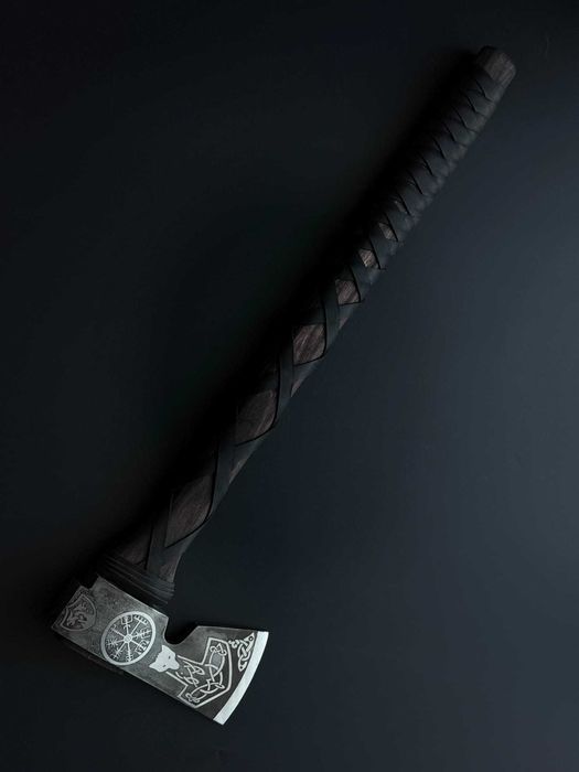 Сокира кована Молот Тора 2 TR71 сталь 65Г Топор на подарок