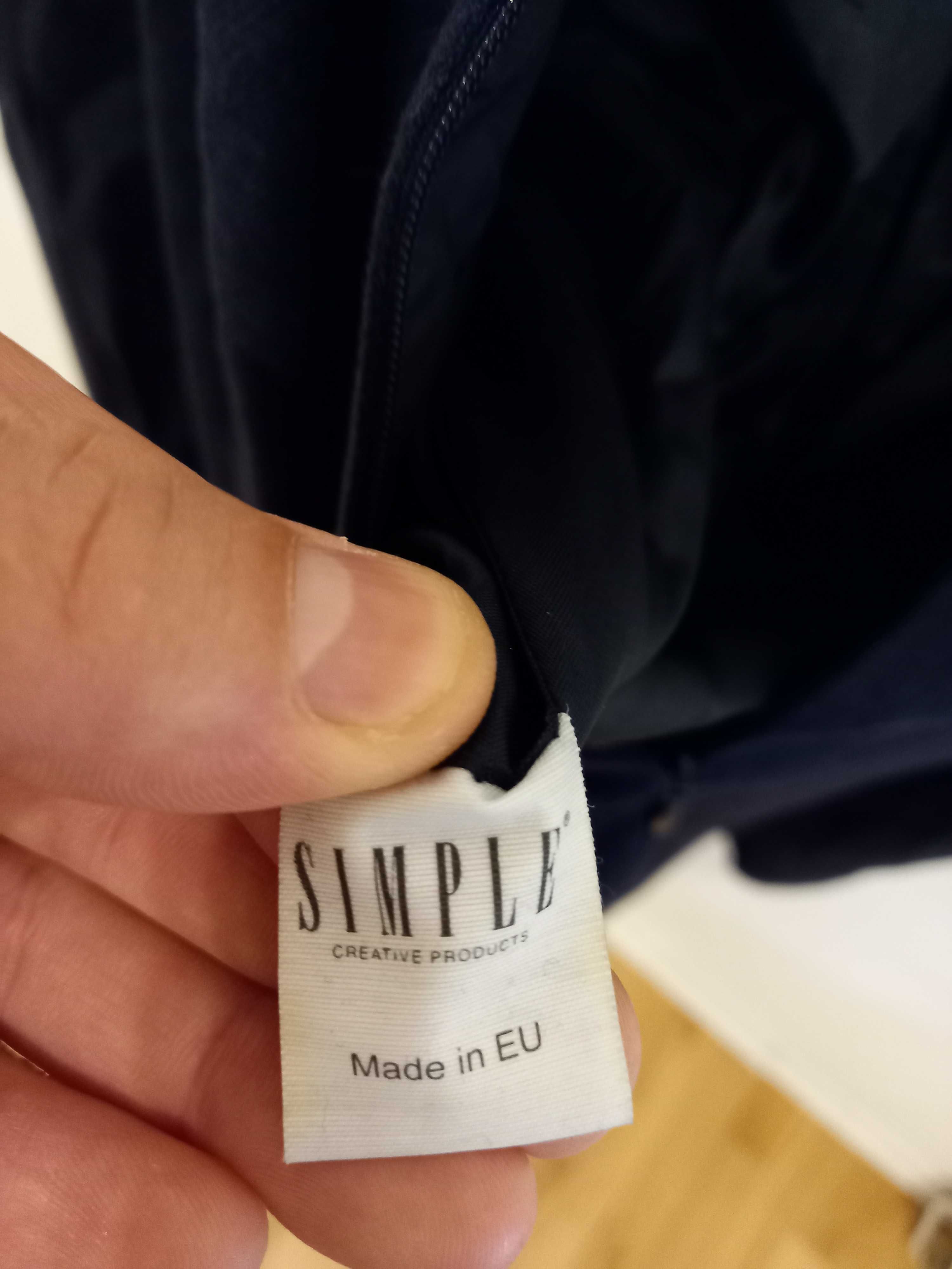 Super Sukienka Simple 34 GRANATOWA