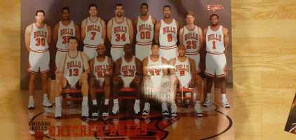 Plakaty koszykarzy NBA 7 szt Chicago Bulls