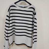 Sweter damski Tom Tailor, kolor kremowy, rozmiar L