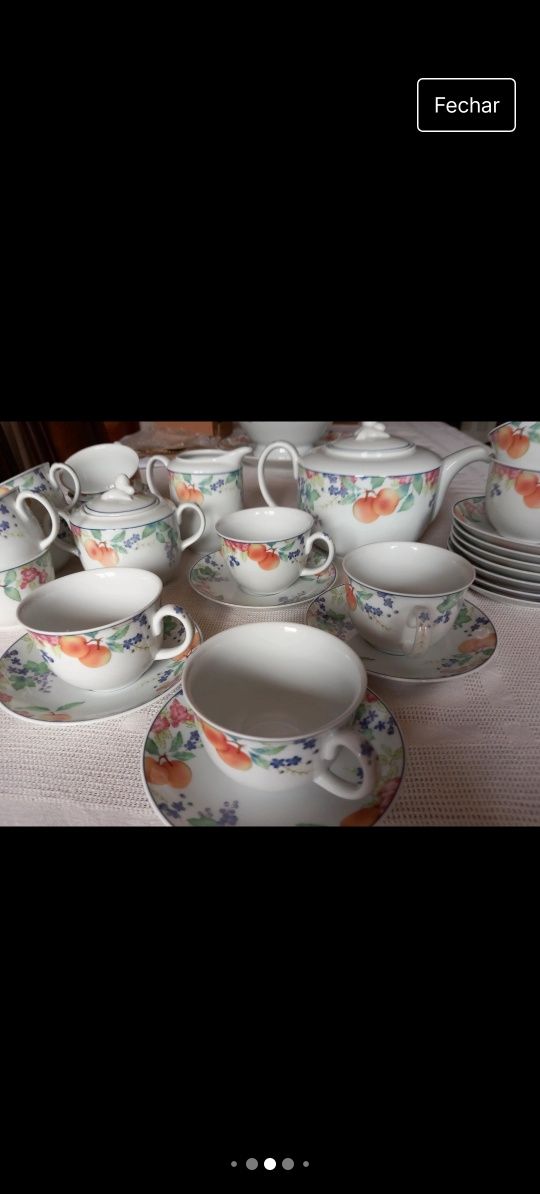 Serviço jantar chá e café vista alegre pomar