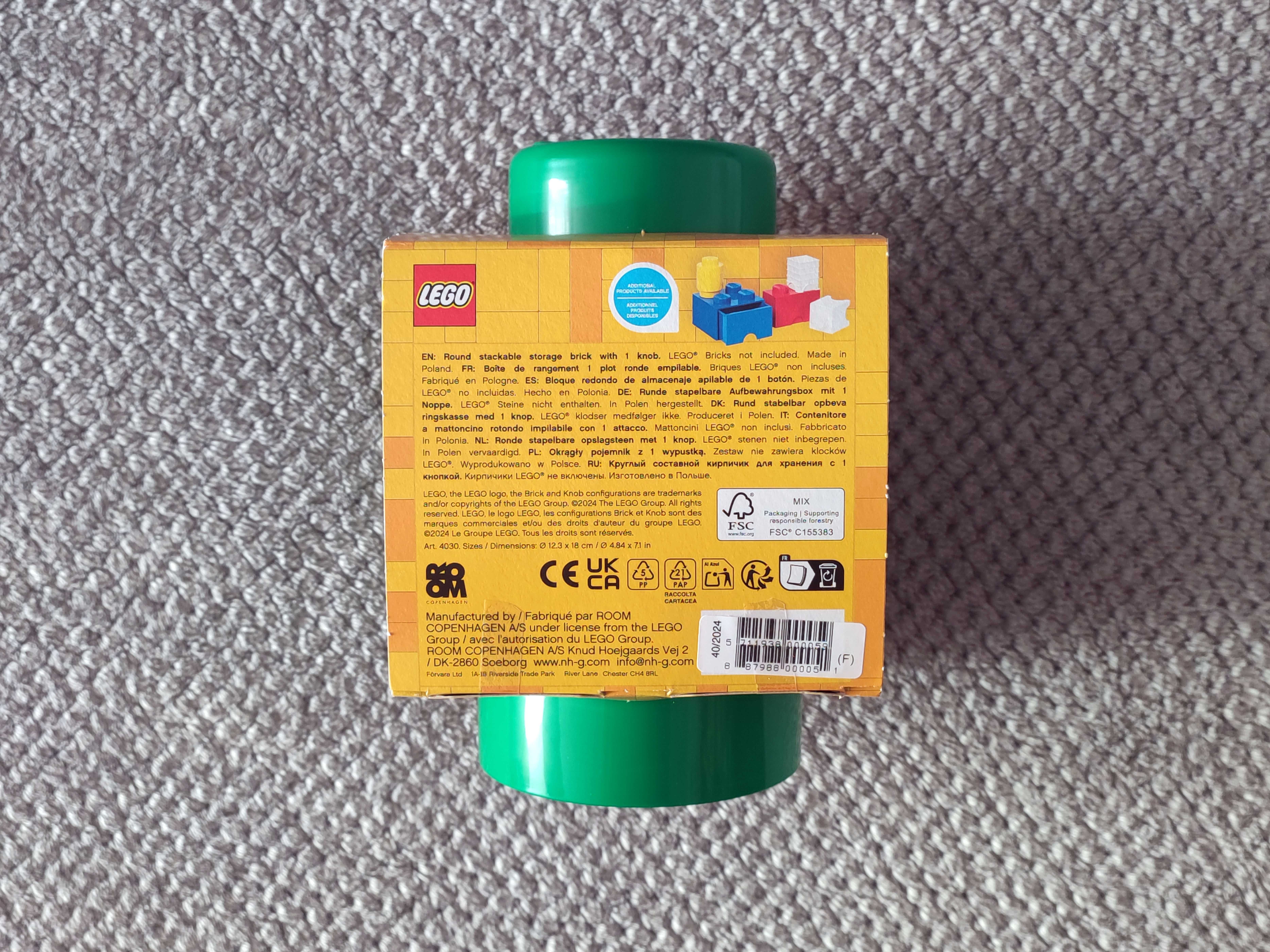 LEGO Pojemnik Na klocki - zielony 4030