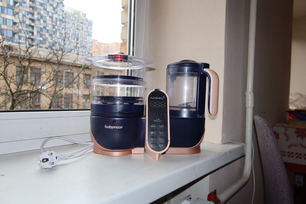 Babymoov Nutribaby+ (5-в-1) — пароварка + блендер