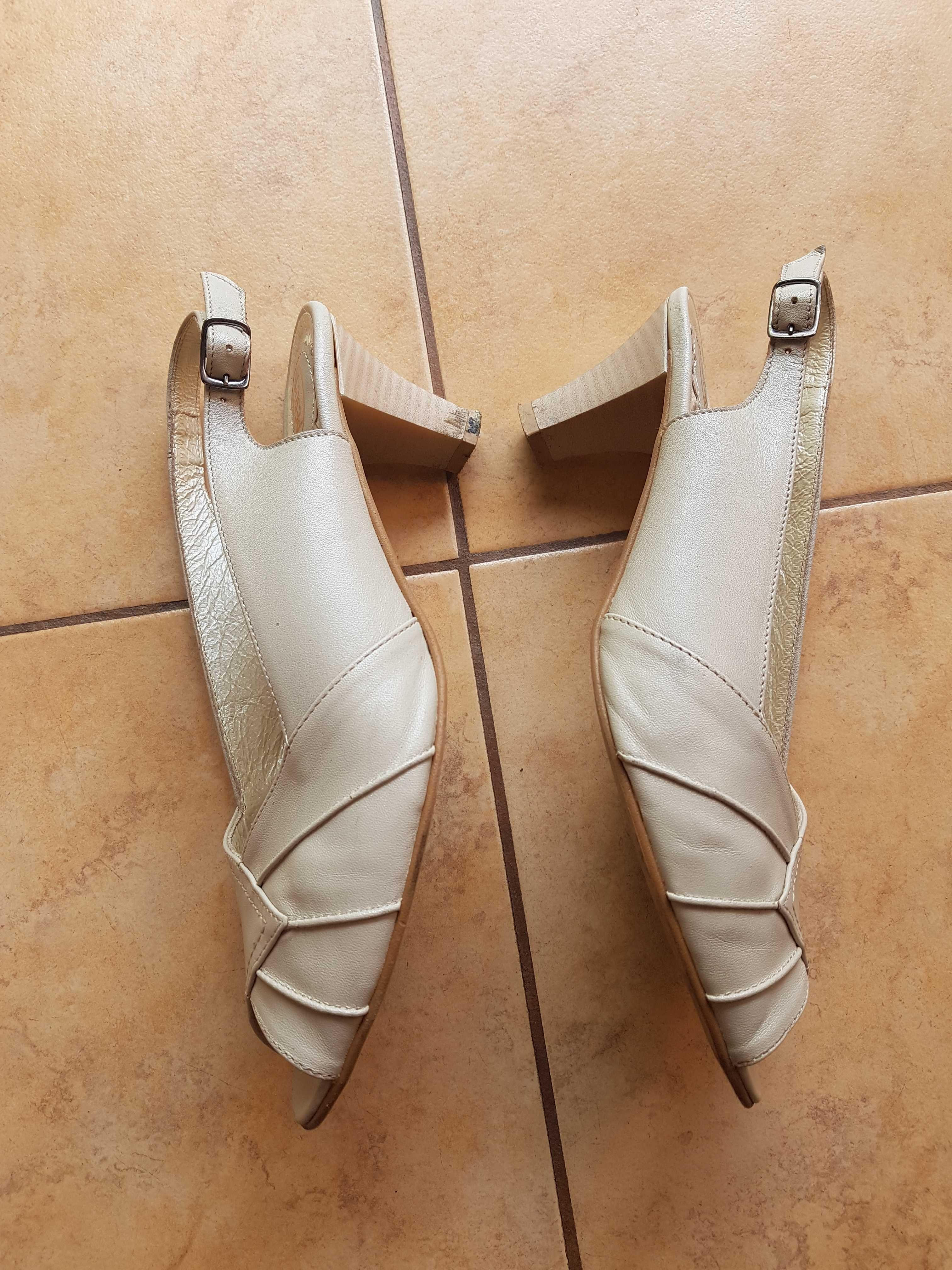 Buty damskie szpilki letnie 40 chrzest komunia wesele