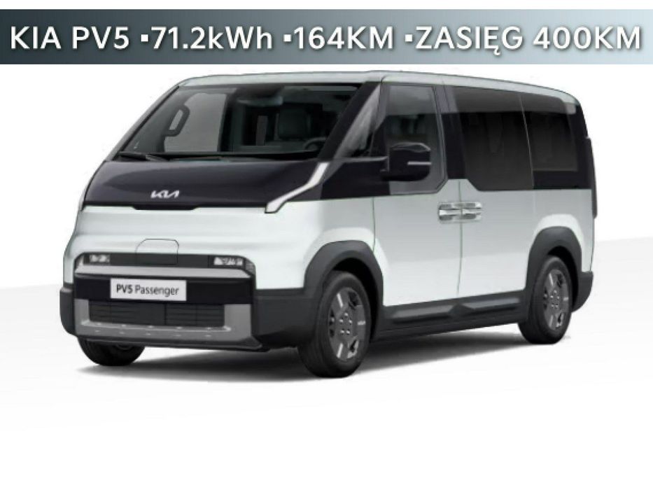 Kia PV5 Nowa Kia PV5, aku 71.2kWh/164KM/zasięg 400km, różne kolory, Sprawdź!!